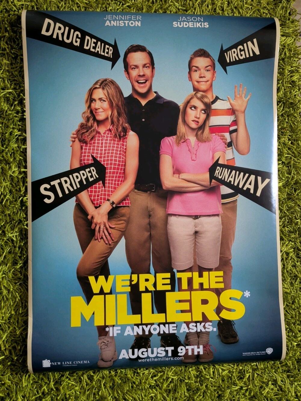 WE'RE THE MILLERS MOVIE MOVIE POSTER Original DS 27x40 JENNIFER ANISTON 2013